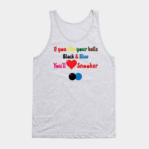 Adult Snooker Lover, Fan, Player, Fun Tank Top by Harlake